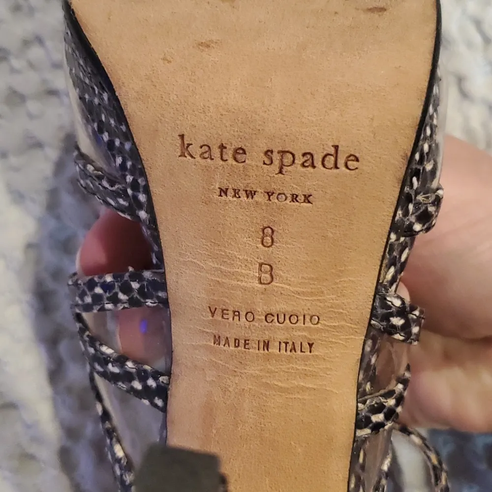 KATE SPADE NEW YORK Riley Mini Polka Dot Sandals 8 M (#6) - Image 6