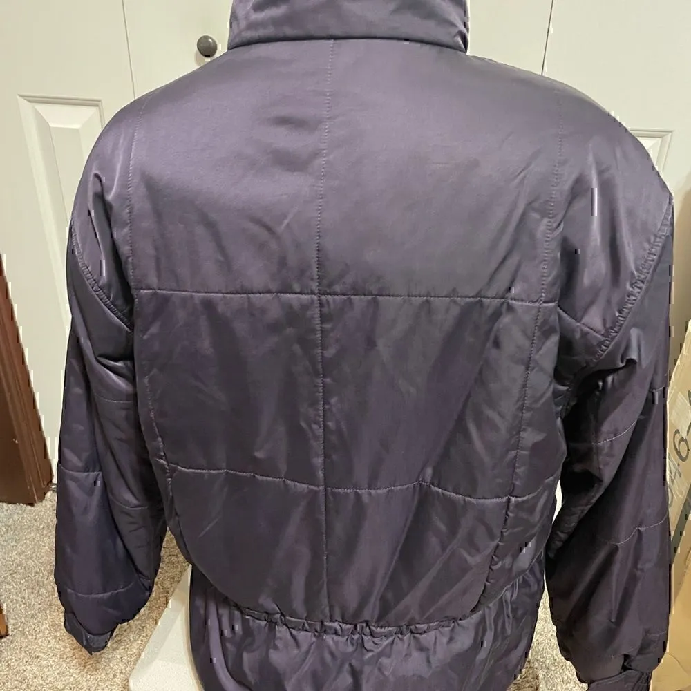 Eddie Bauer Womens Large Dark Purple Insulated Winter Jacket - Image 2