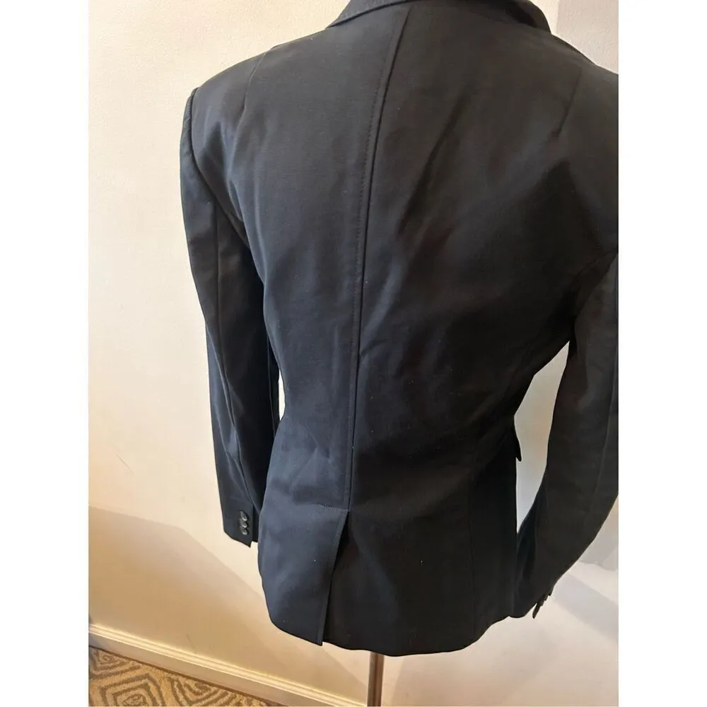 Banana Republic size 4 blazer black form fitting - Image 3