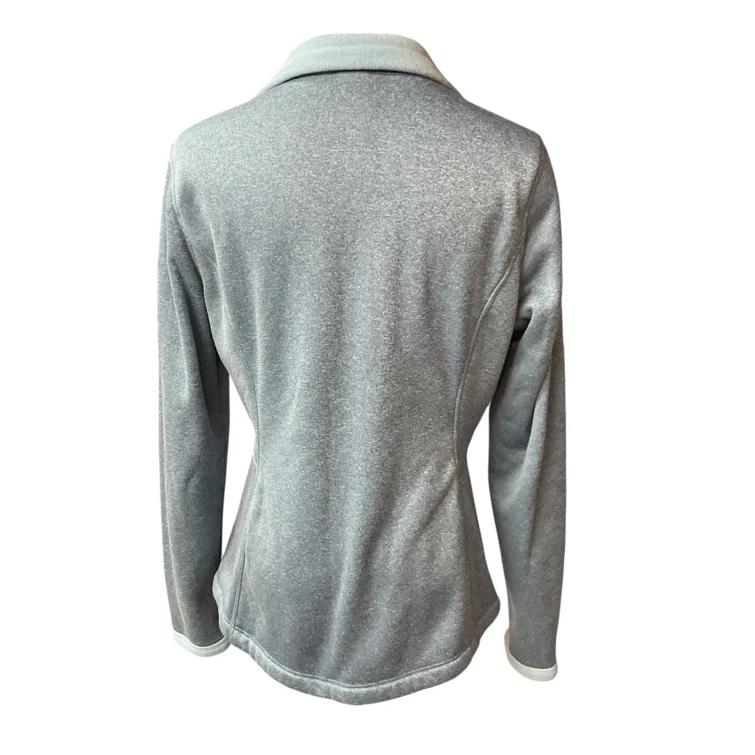 The North Face Blue Embroidered Logo Long Sleeve Full‎ Zip Fleece Jacket Size - Image 5