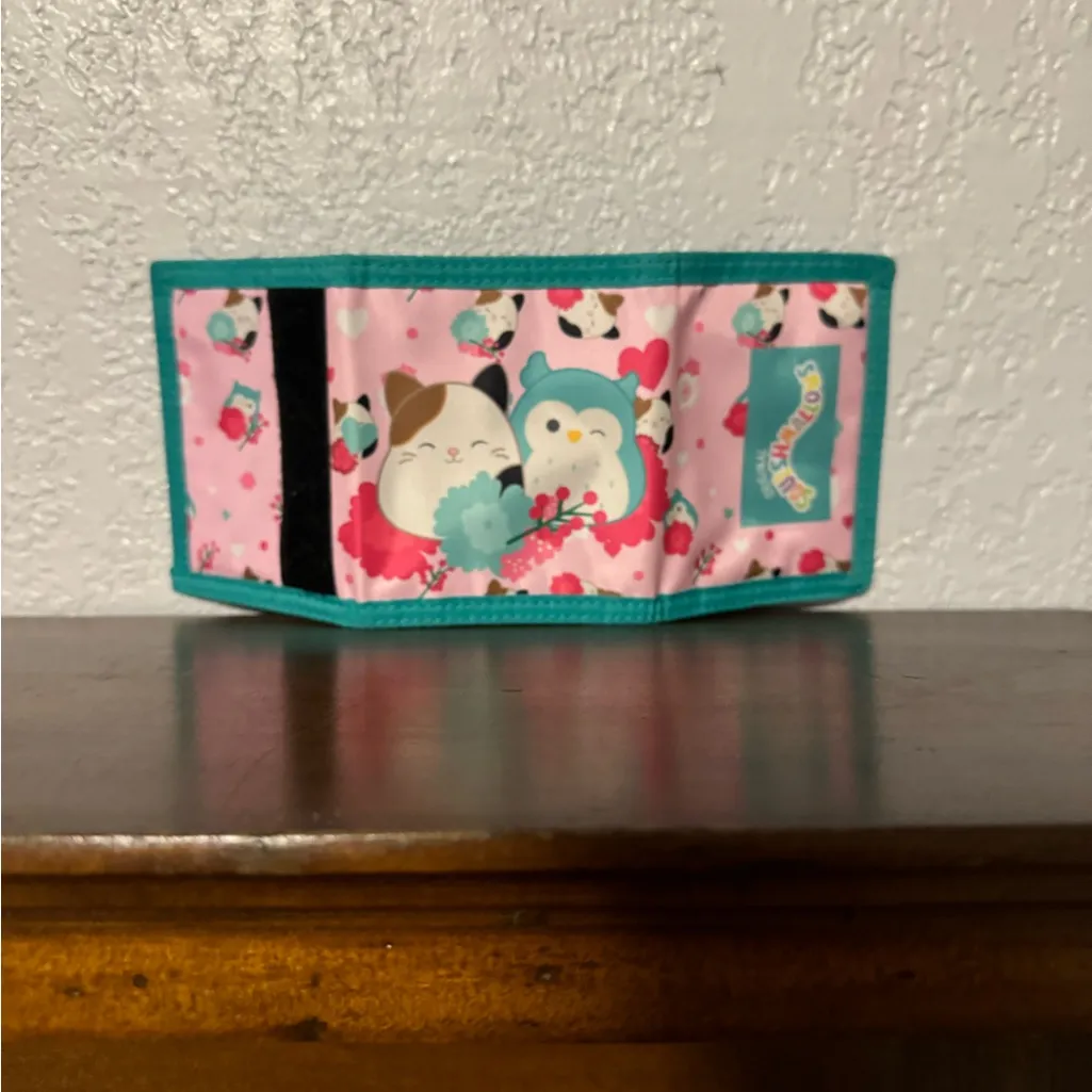 Squishmallows Pink and Teal Wallet - Image 2