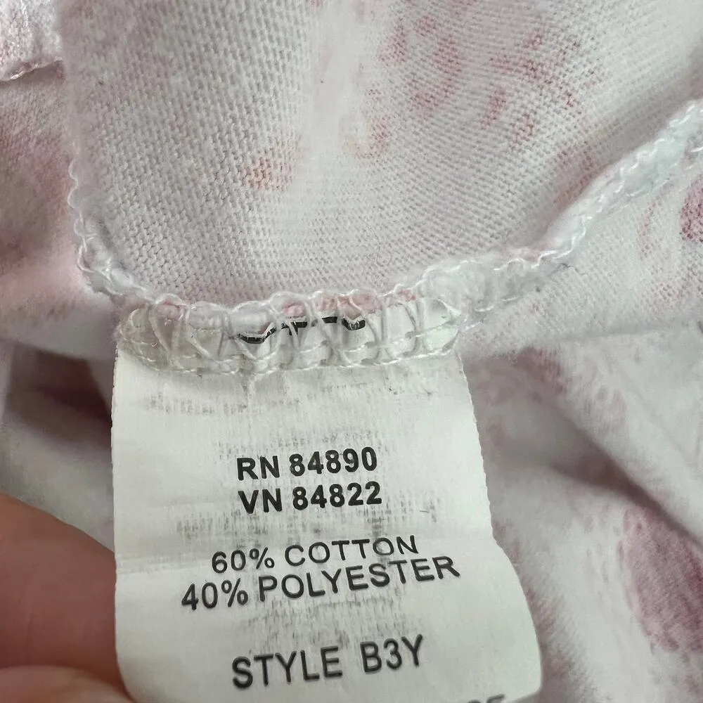 Haband! Women Top 2X Cotton Blend Floral Everyday Wear T - Image 8