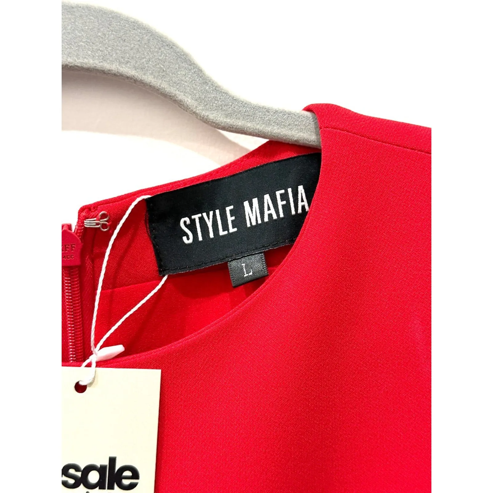 Style Mafia Belted Asymmetrical Ruffle Hi - Image 4