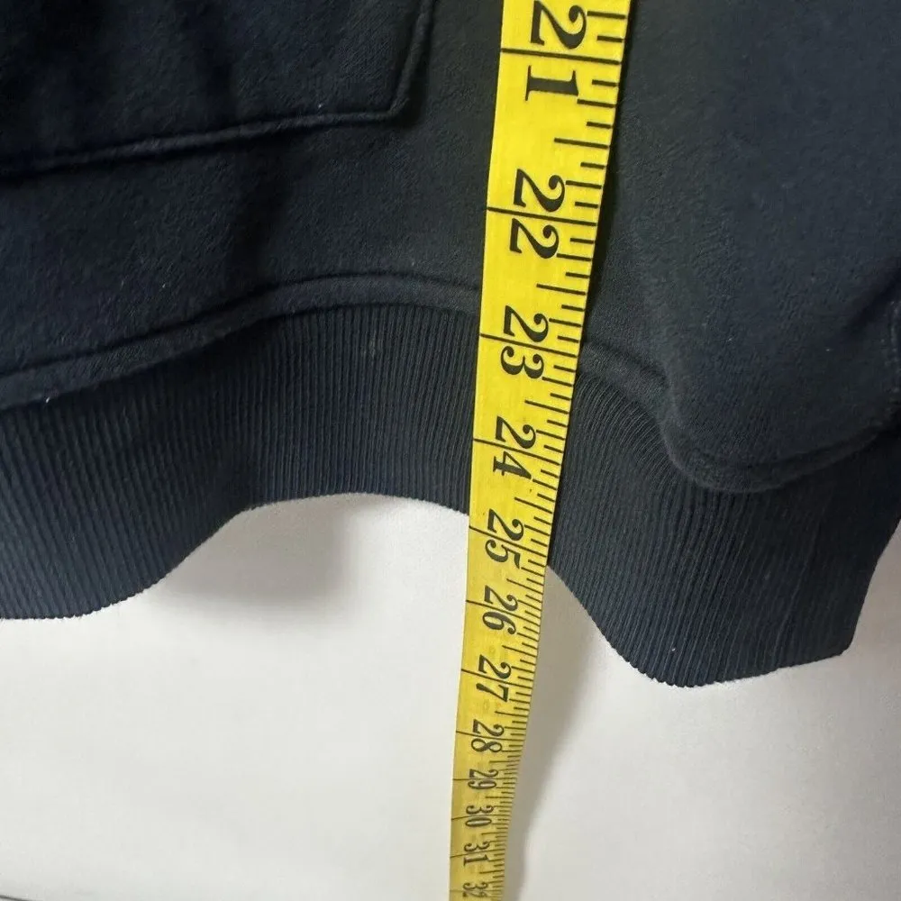 Fabletics Hoodie Womens Medium Pullover Black Athletic Sweater Jumper Gym - Image 5