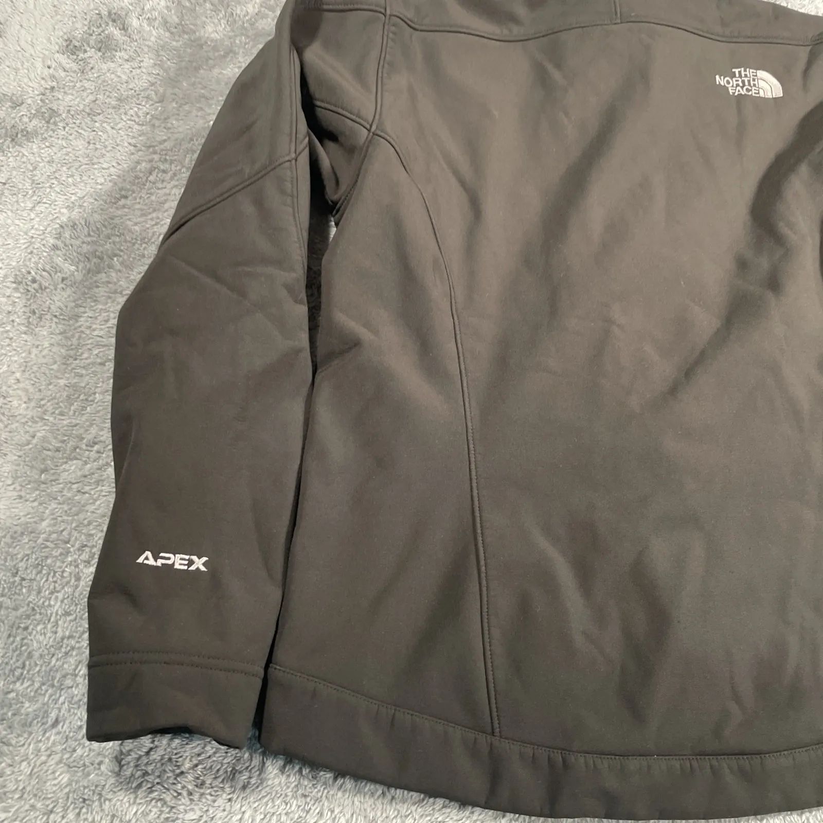 The North Face APEX Bionic Women's SZ Medium Black Softshell Full Zip Jacket - Image 11