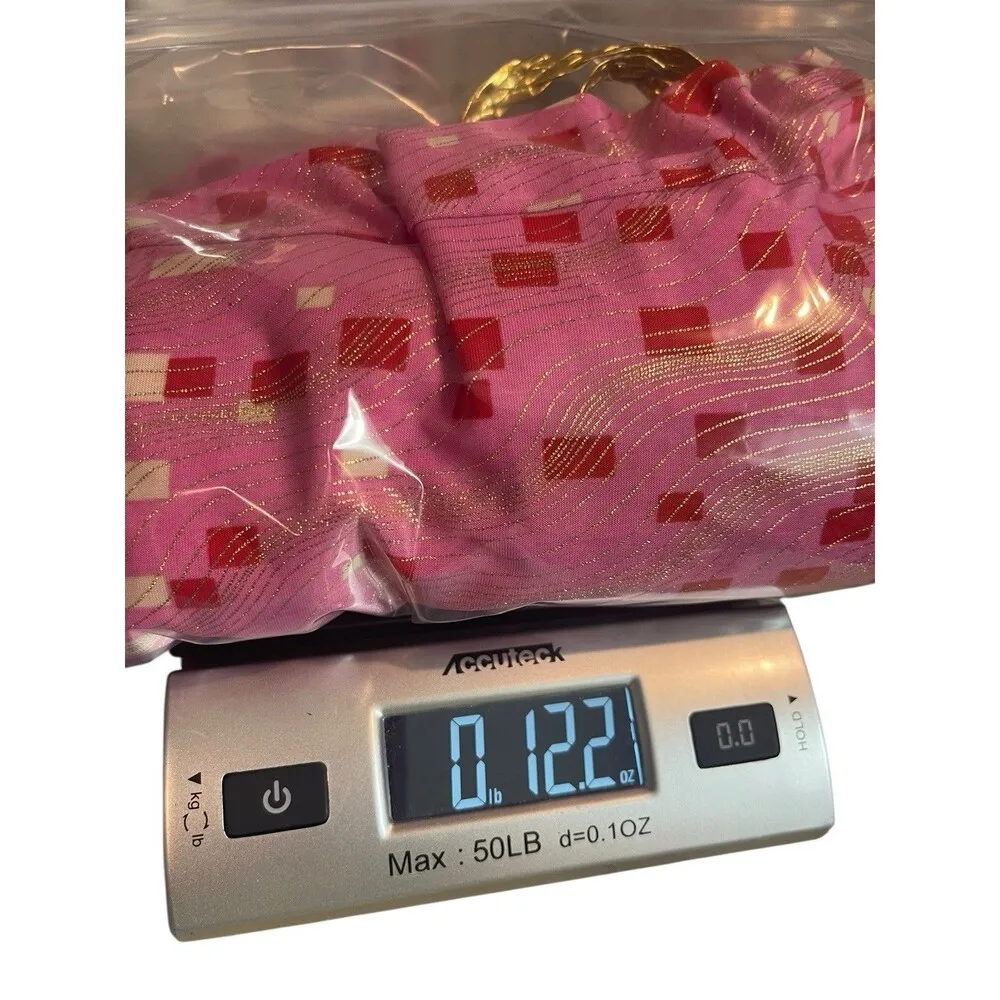 Seven Island Blue Pink Gold Sleeveless Tie Waist Stretch Summer Dress L NWT Size L - Image 14