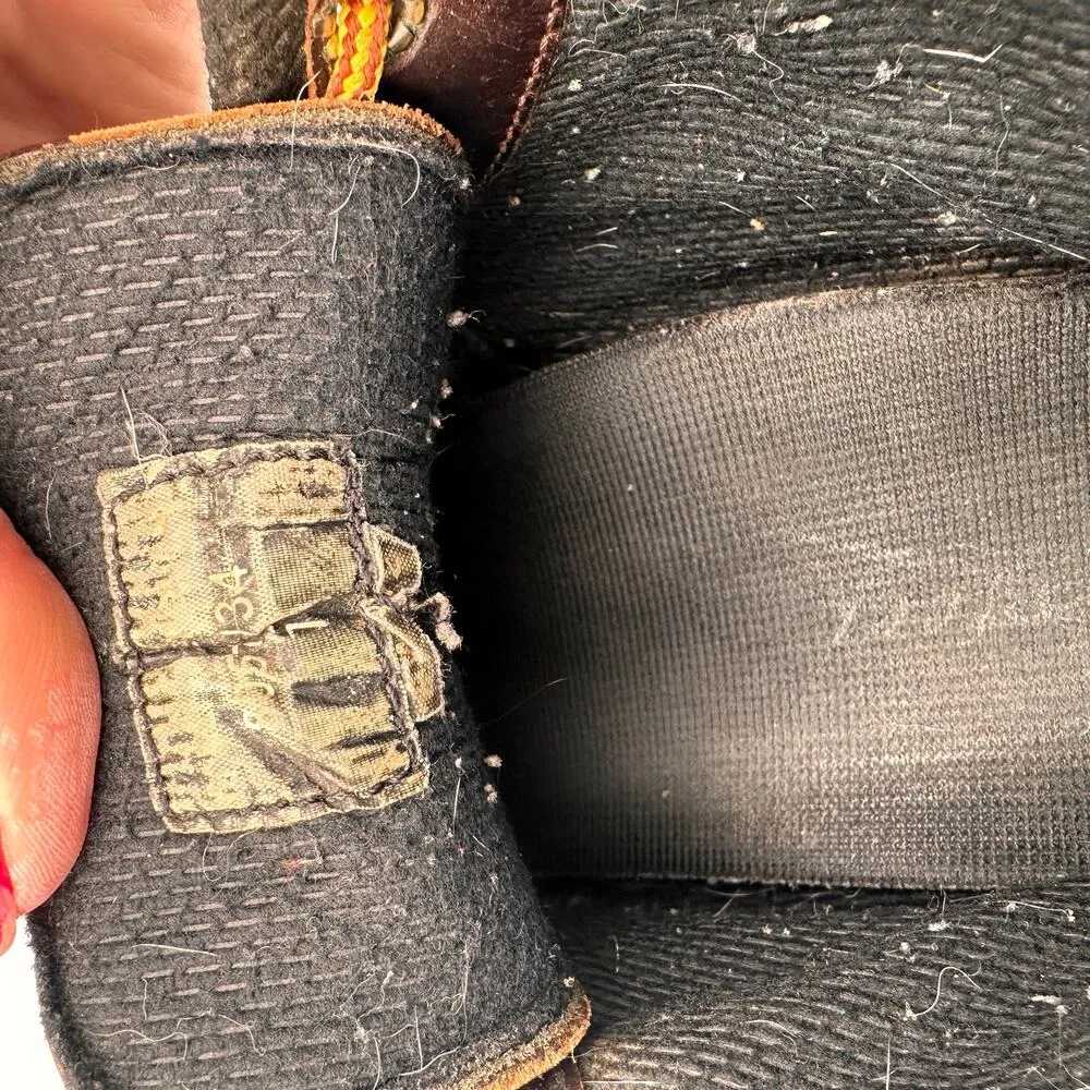 Dr. Doc Martens 8057 Vintage Leather Brown Lace-Up Eye Ankle Boots Shoes Size 9 - Image 10