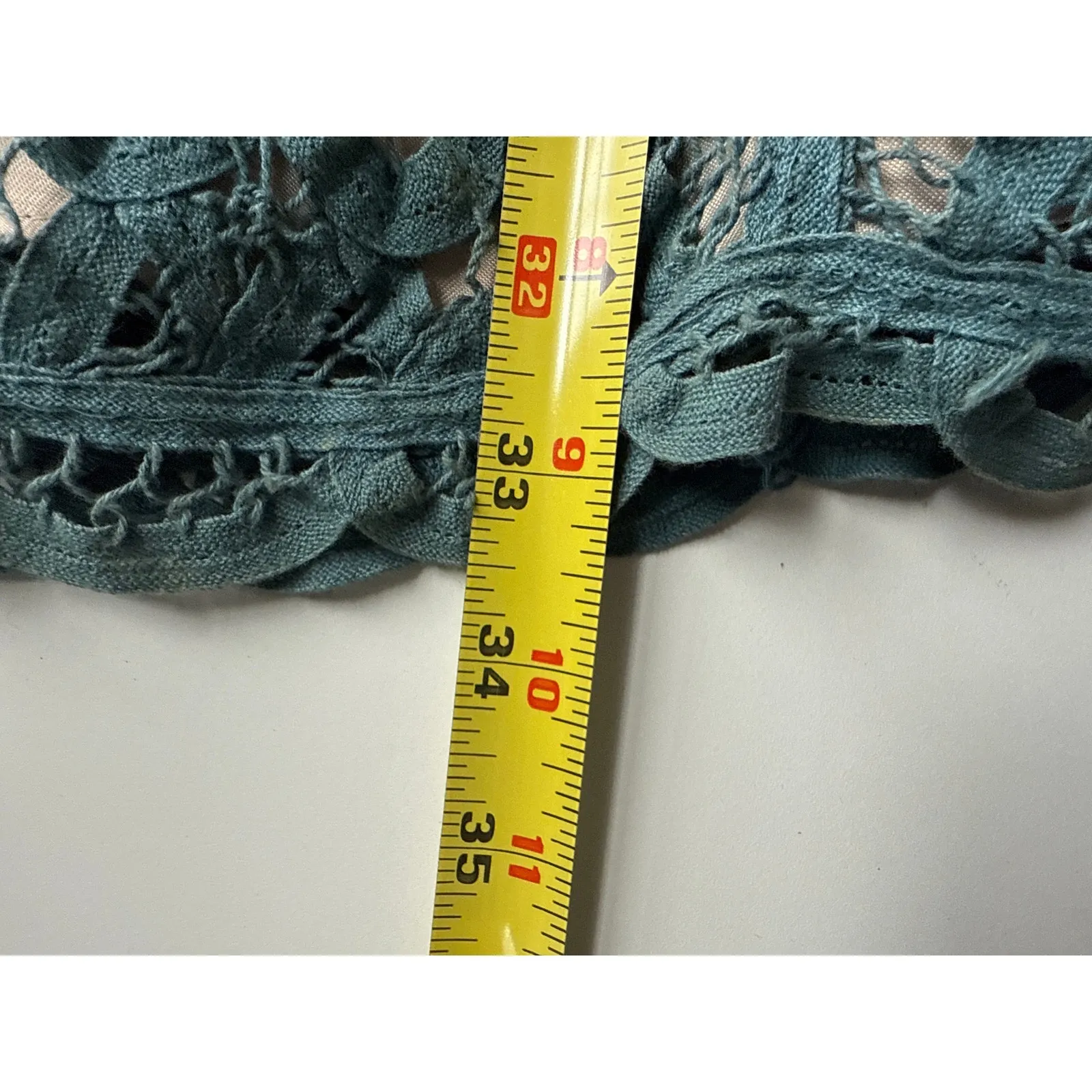 Vintage y2k Betsey Johnson Strapless Lace Dress in Blue Size Small - Image 7