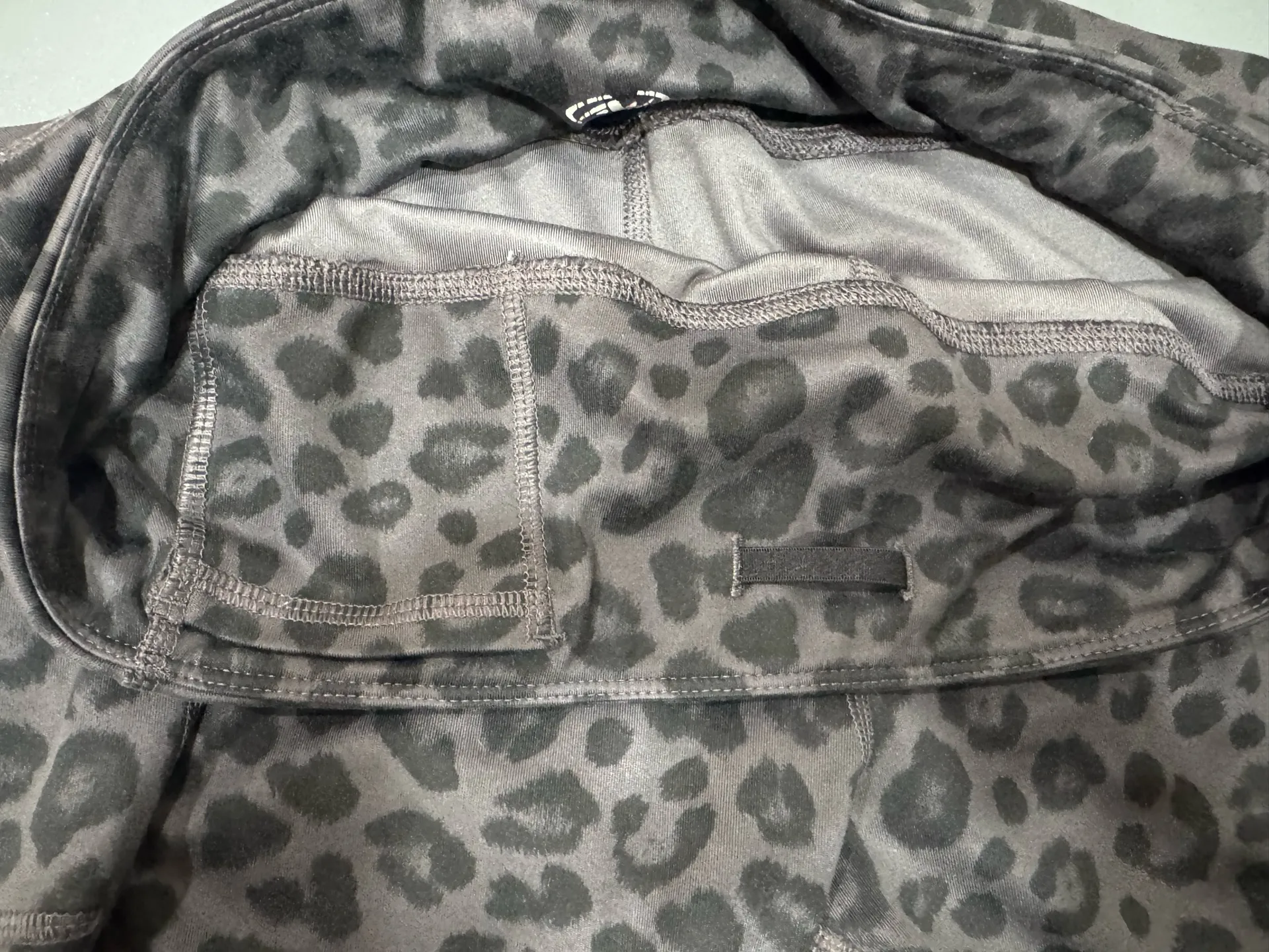 Black Leopard Biker Shorts  - Image 4