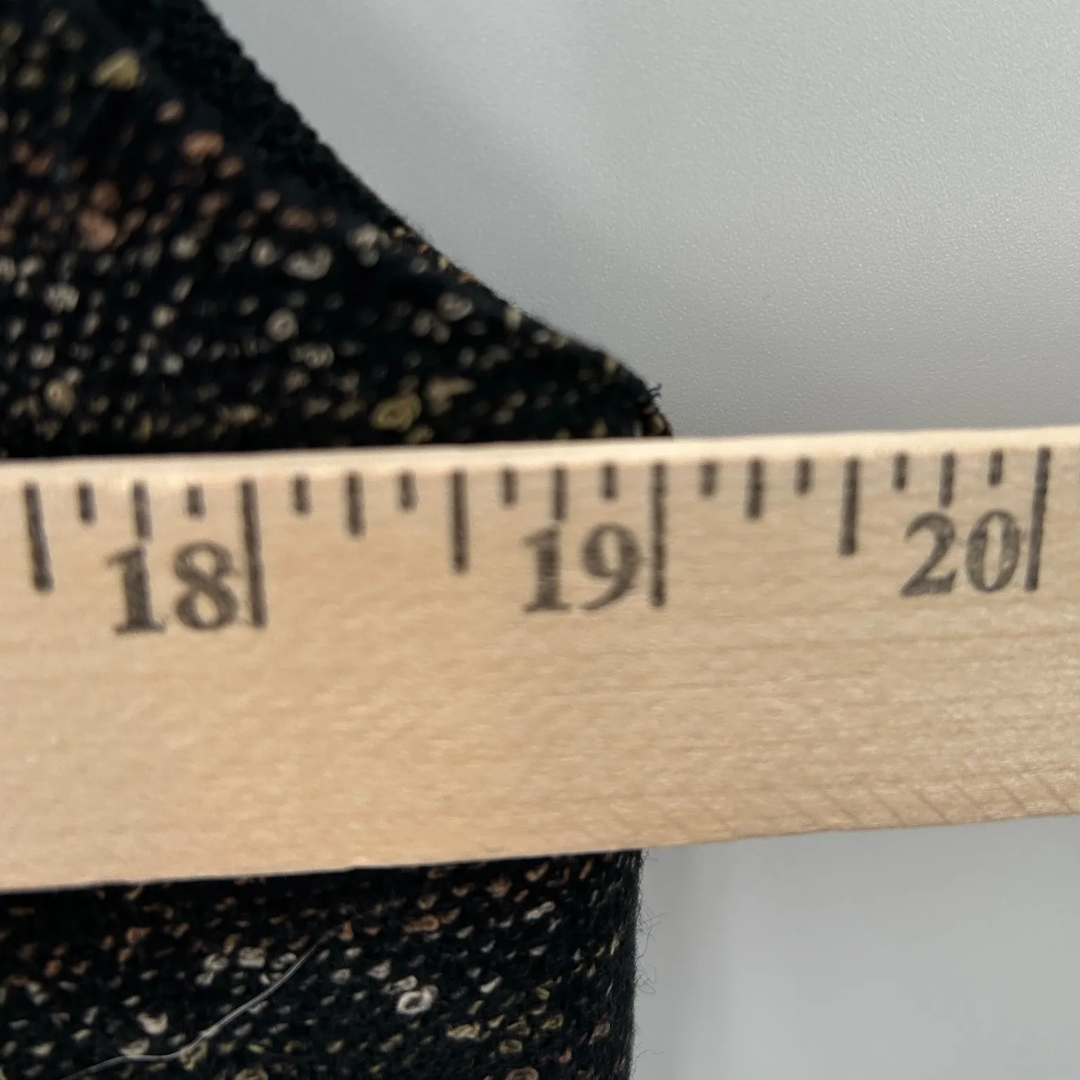 VTG Keren Hart Patchwork Embroidered Vest Women Size Medium Wool Leather Boho Black - Image 6