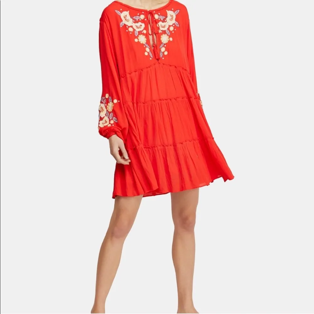 Free People Spell On You Embroidered Mini Dress - Image 4