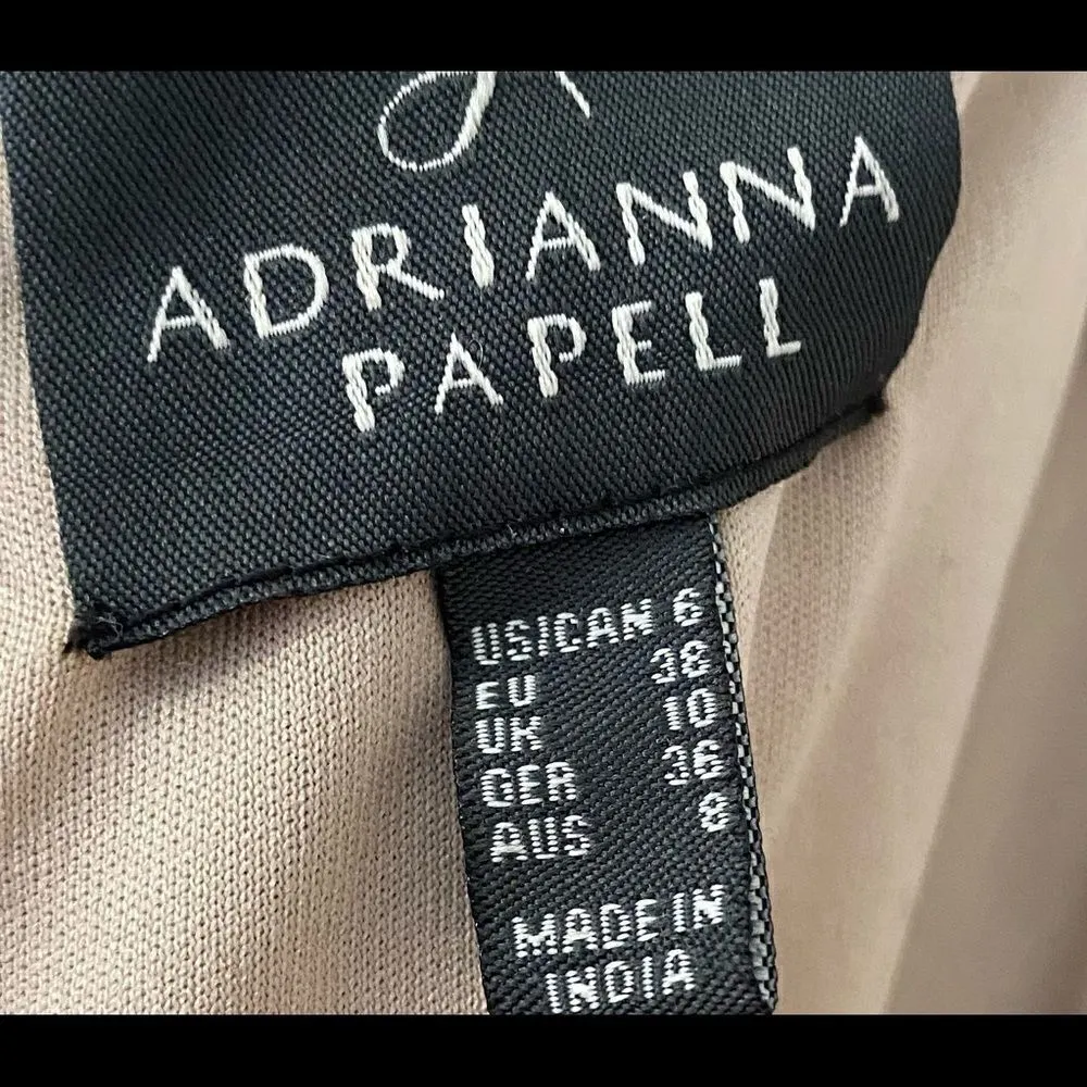 Adrianna Papell Black Beaded Bodice Mini Dress 6 - Image 8