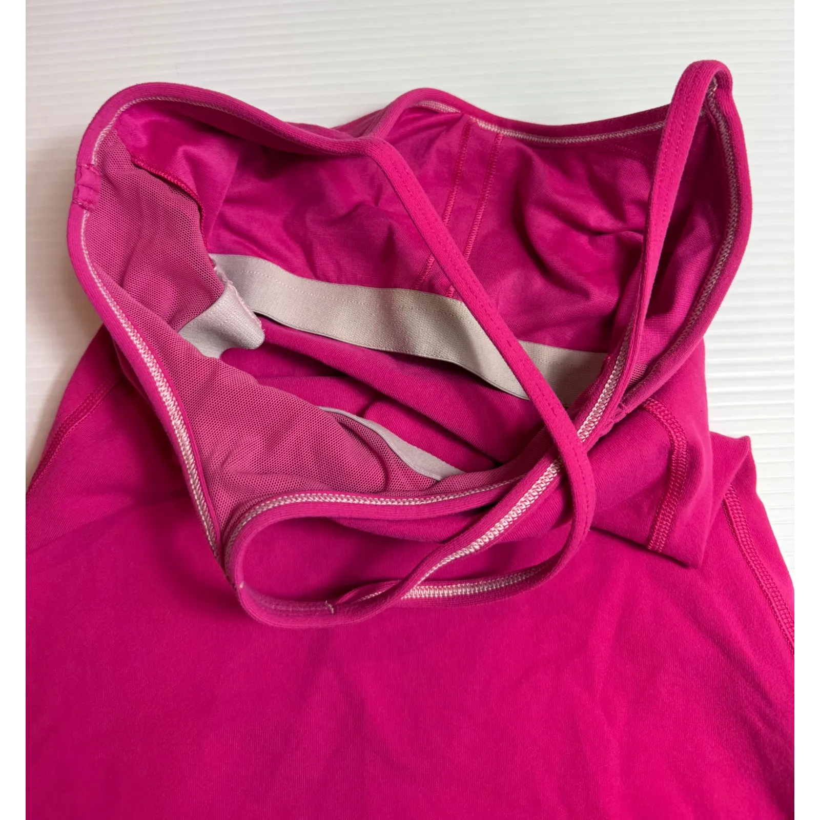 Lululemon Cool Racerback Tank Top Raspberry Pink‎ Athletic Yoga Workout - Image 5