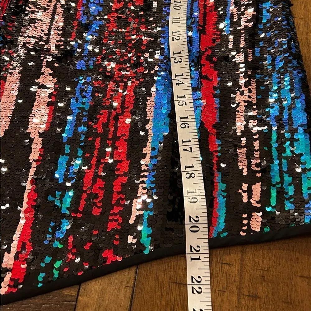 Anthropologie Dazzler Sequin Skirt by Du Paradis MSRP 228.00 Size XS holiday - Image 13