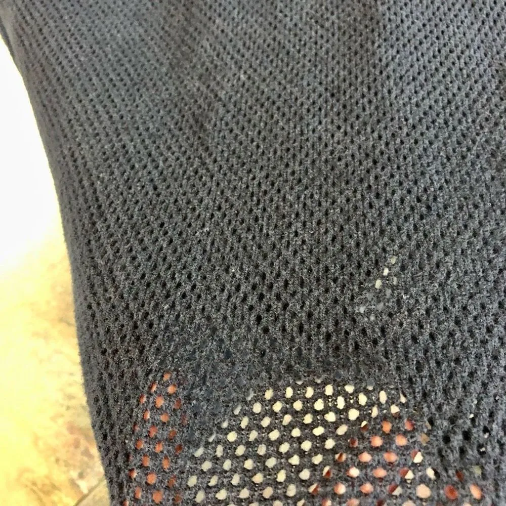 Gap Women’s Classic Mesh Navy Long Sleeve V-neck Pullover  Size Large - Image 2