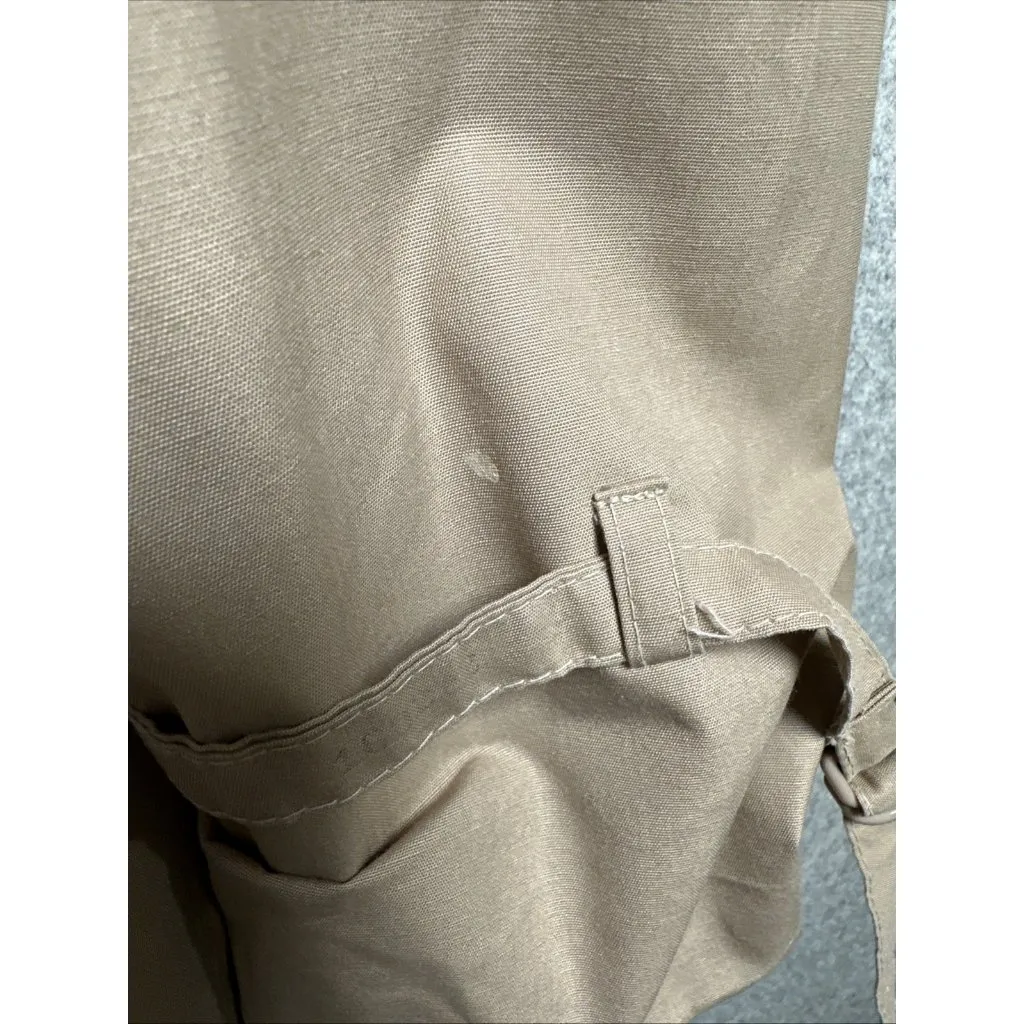Vintage 1970's Womens 10 Petite London Fog Maincoat Trenchcoat Hooded Beige - Image 14