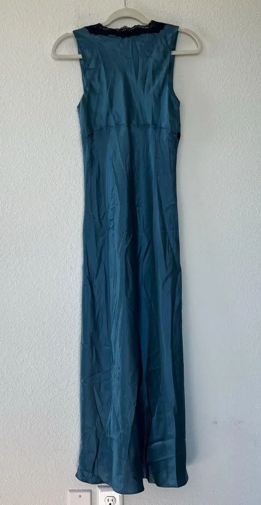 NWT REFORMATION ALICEYN SILK DRESS - WAVES - Image 2