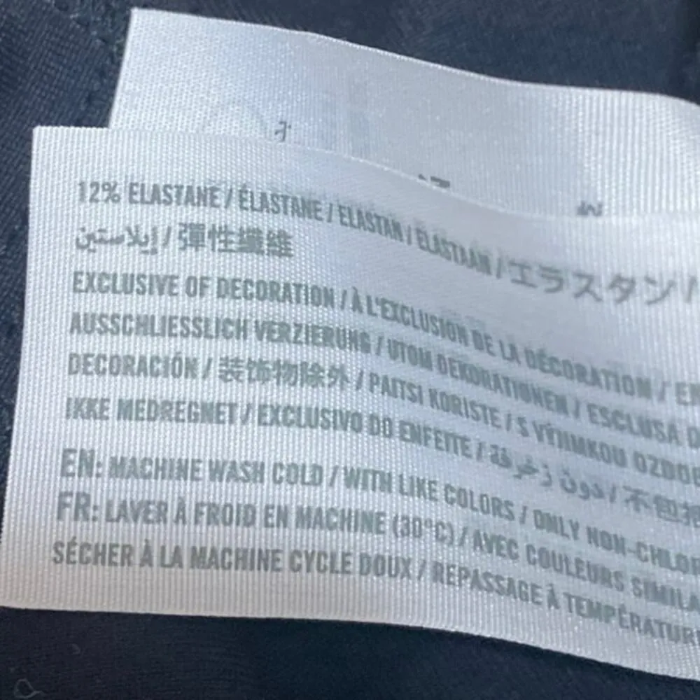 Abercrombie & Fitch Black Sleeveless Scoop Neck Cami Tank Bodysuit Top Size XXS - Image 4