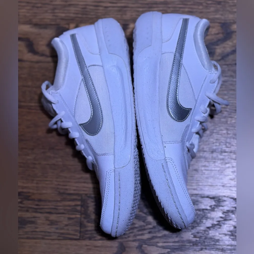 Nike Court Zoom Lite 3 Shoes White and Silver Sz 8 - Image 5