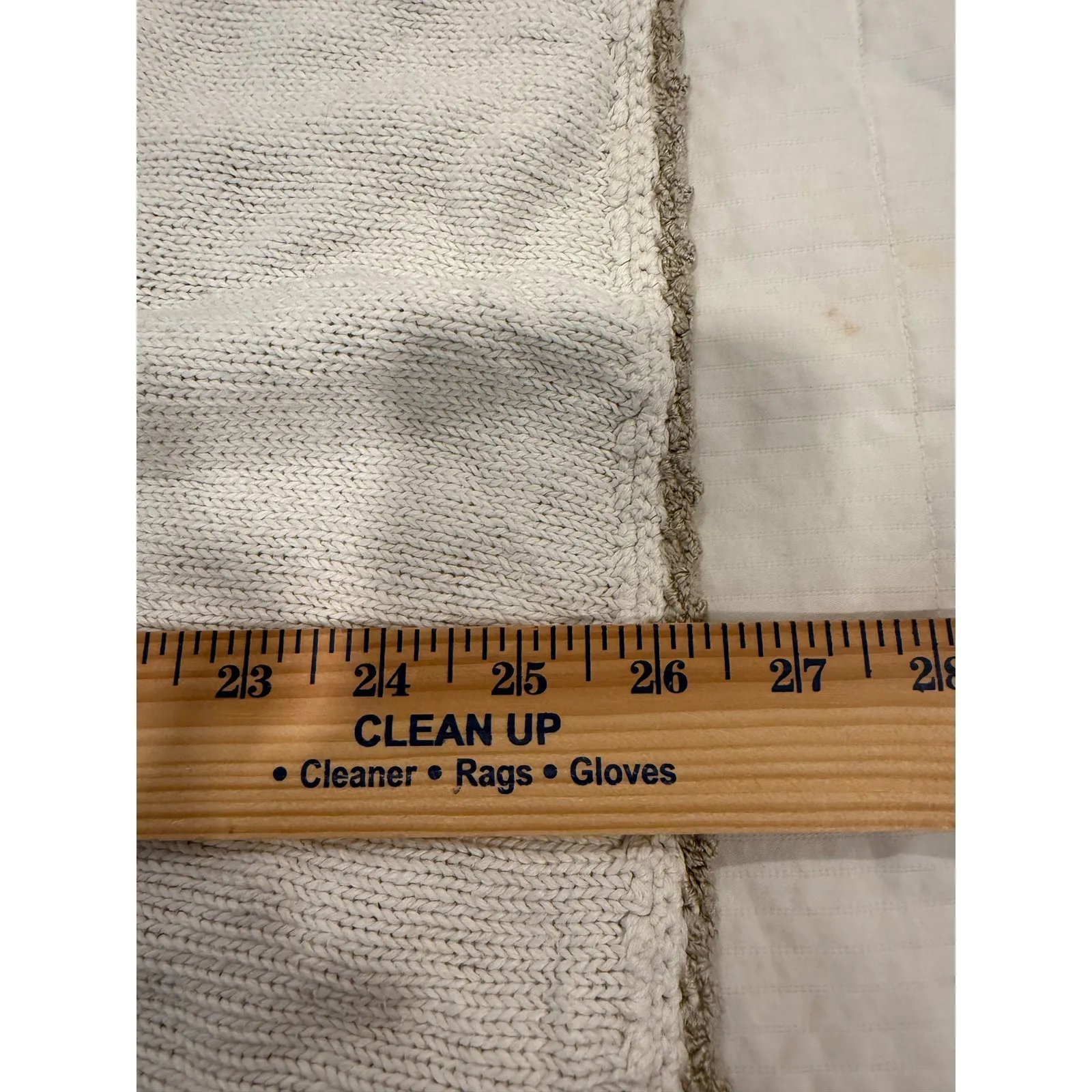 Vintage Carolyn Taylor Sweater Womens Large Cream Knit Floral Embroidered Beaded - Image 8