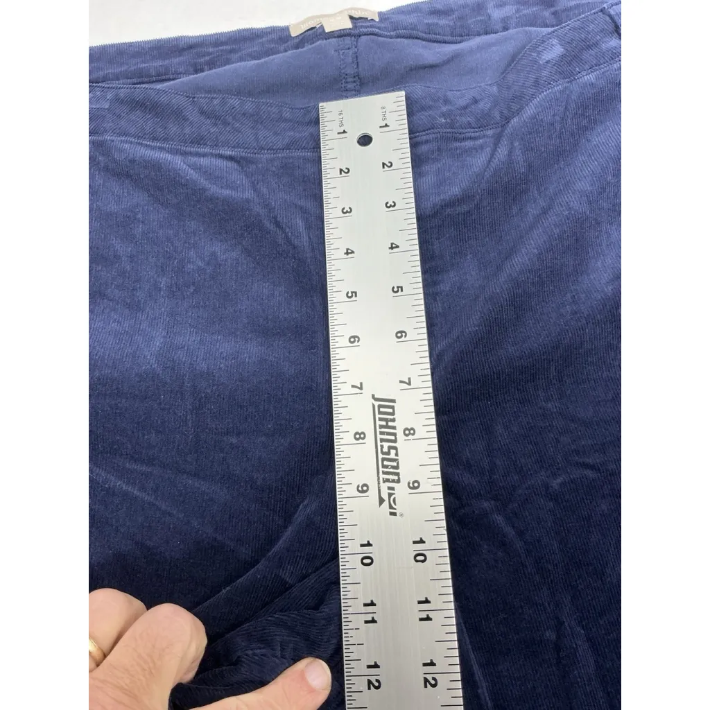 Womans Woman Within Courdory Pants 26 WT Navy - Image 7