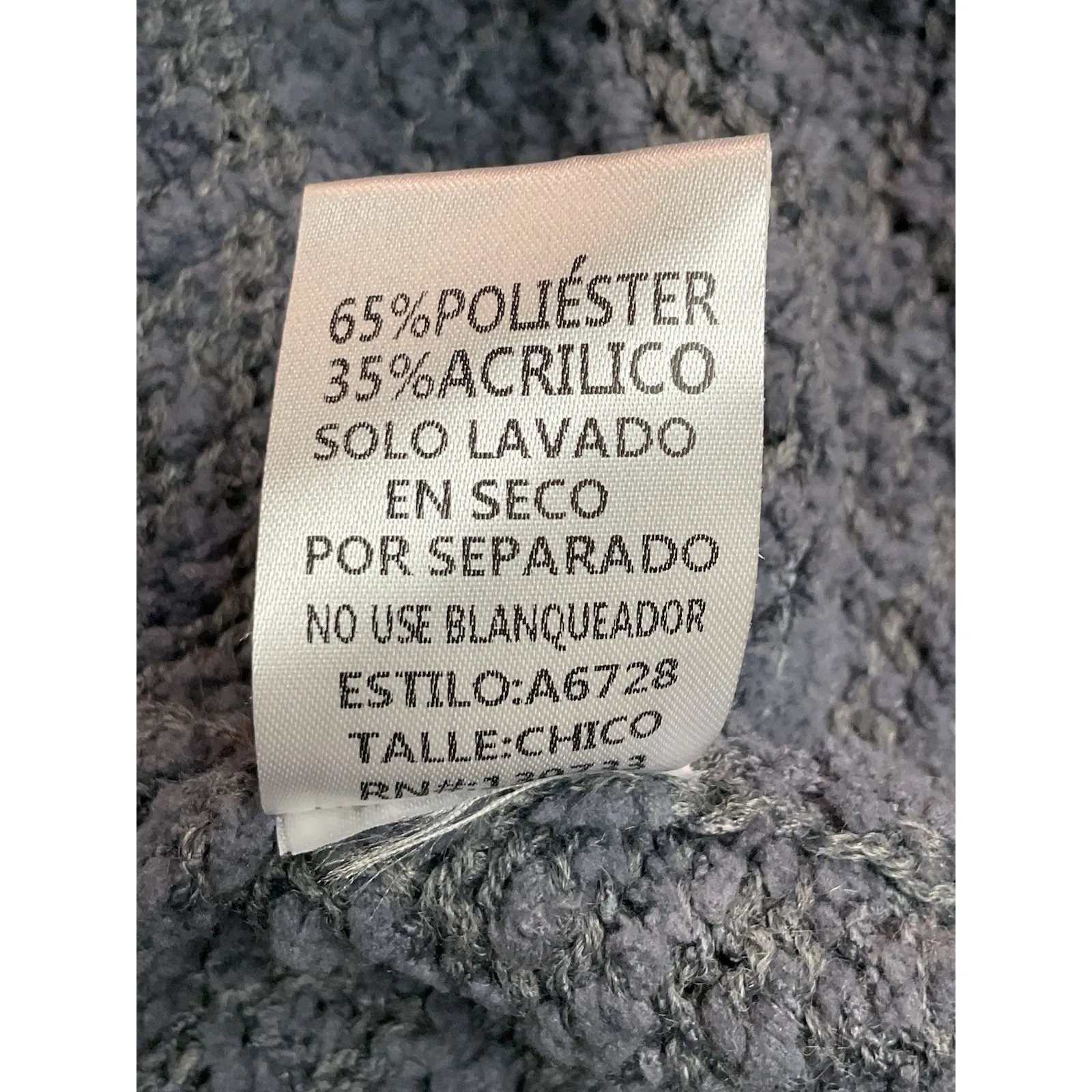 Umgee Cowl Neck Mini Tunic Sweater Dress Size S Blue Gray Long Sleeve Oversized - Image 13