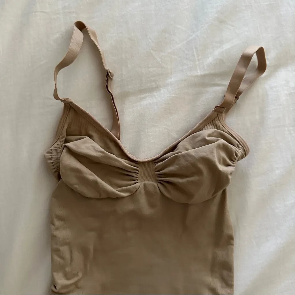 SKIMS Seamless Sculpt Solutionwear Shapewear Bodysuit Brief Snaps Nude Clay - Image 5