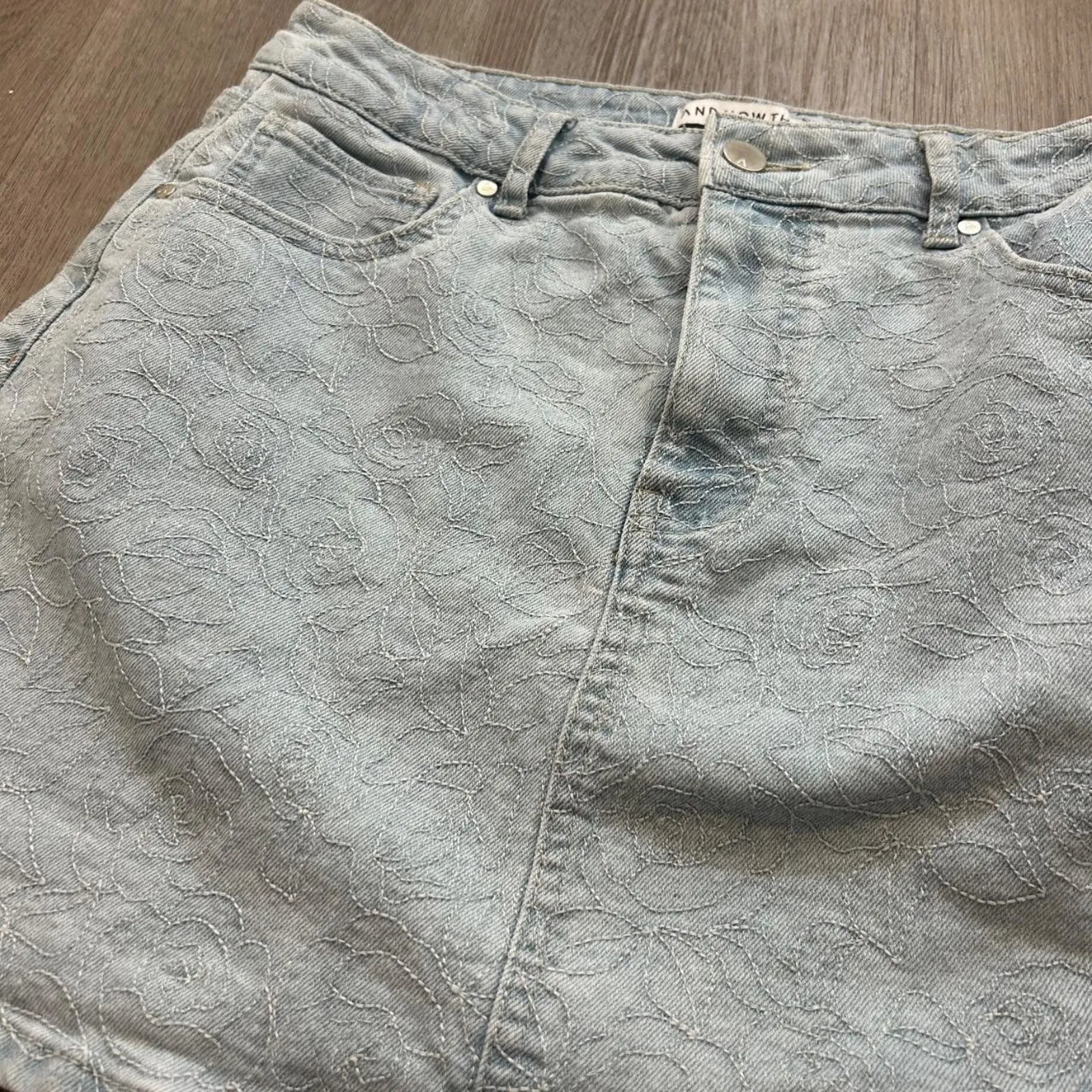 And now this embroidered denim - Image 2