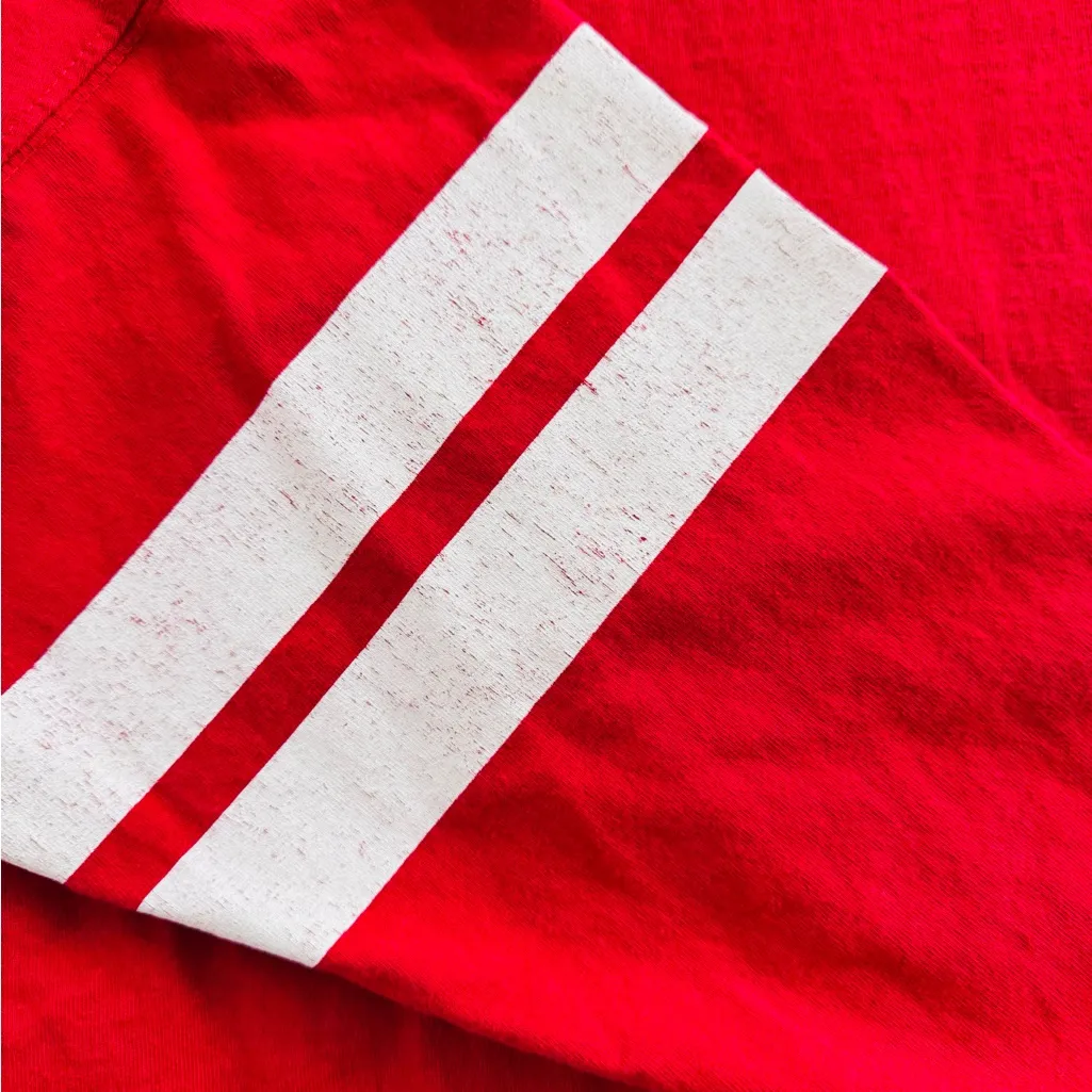 Unisex Red Mickey Mouse Vintage Spirit Jersey Disneyland Resort Size Small - Image 9