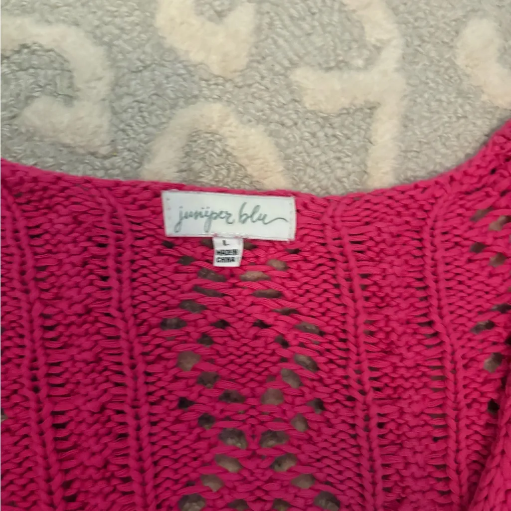 South Moon Under Pink Crochet Blouse - Image 3