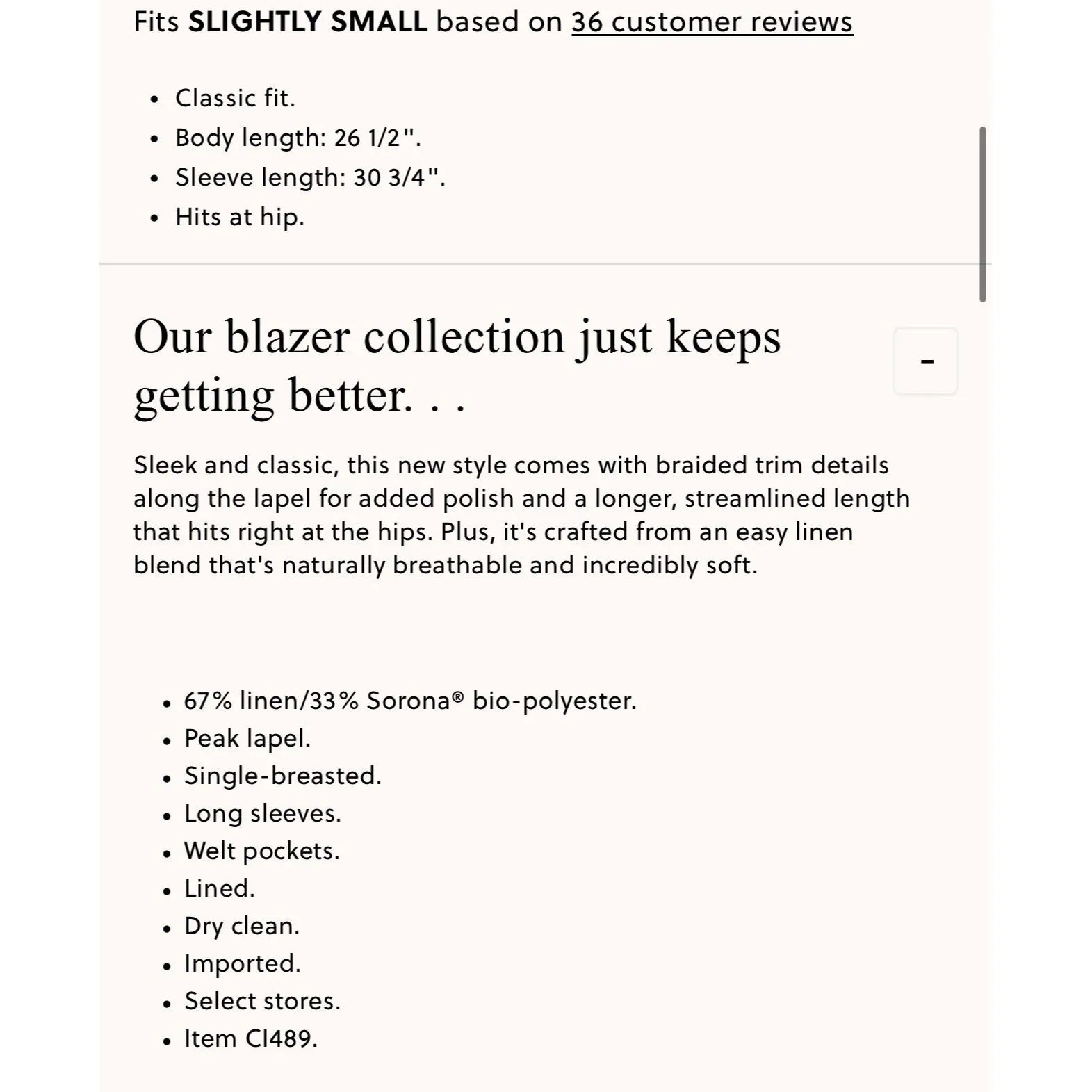 J.CREW Petite Alexandra Blazer in Stretch Linen Blend Size 10P Black NEW CI489 - Image 13