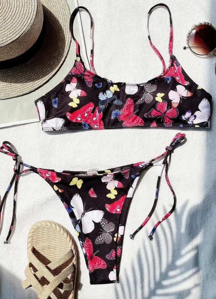 Butterfly Bikini Black Size M - Image 2