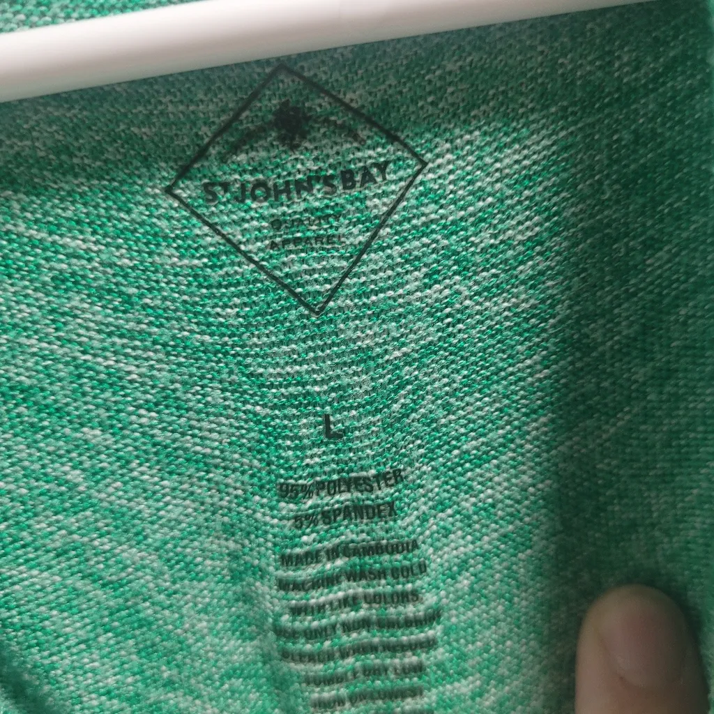 St. John's Bay Green Hoodie Top - Image 4