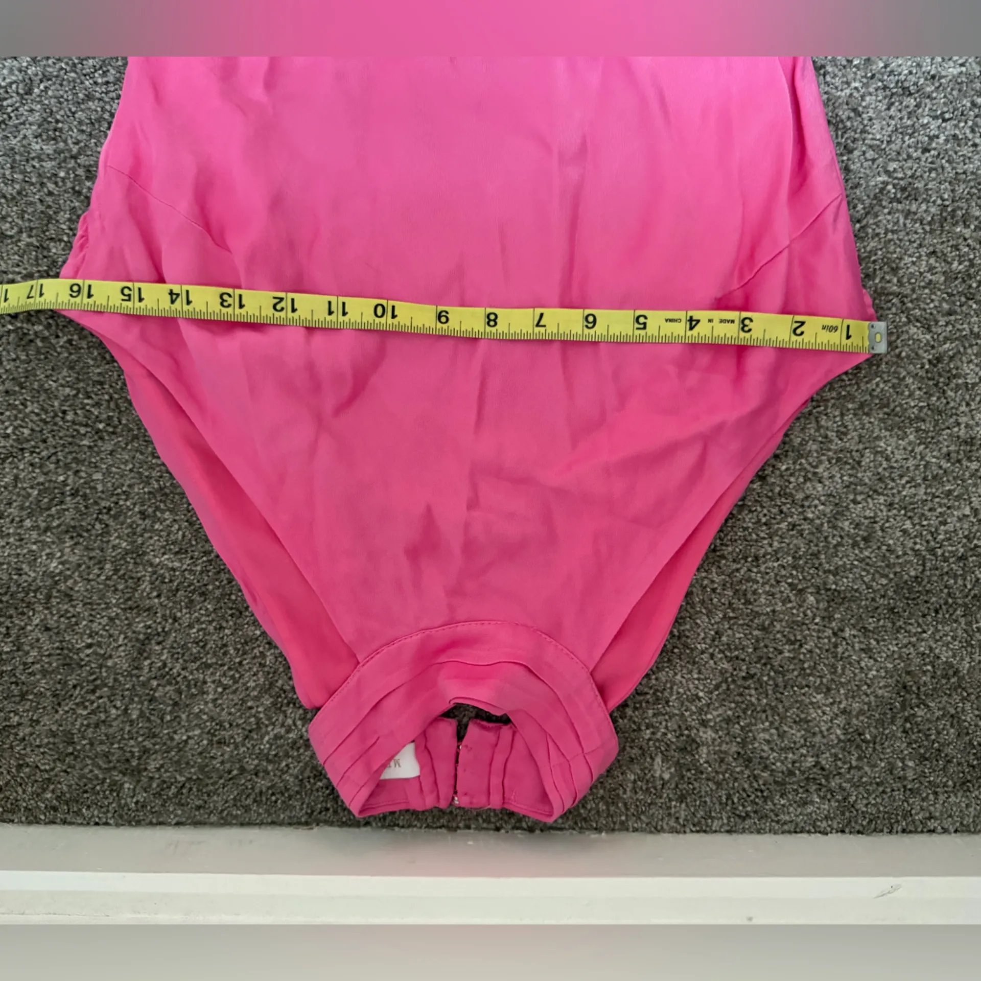 Meshki Clare Satin Drape Back Maxi Dress in Pink Size Medium - Image 14