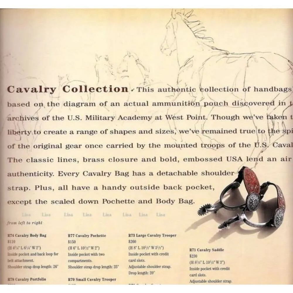 Vintage Dooney & Bourke Cavalry Spectator Black British Tan AWL P76 Shoulder Bag - Image 14