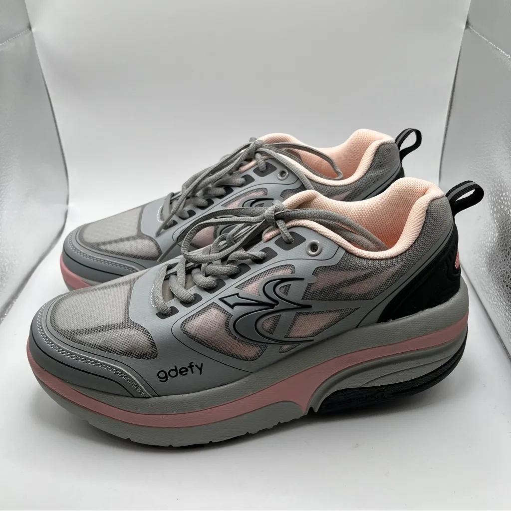 NWN GDEFY Women's Graypink ION extra soles women’s size 9 orthopedic sneakers - Image 7