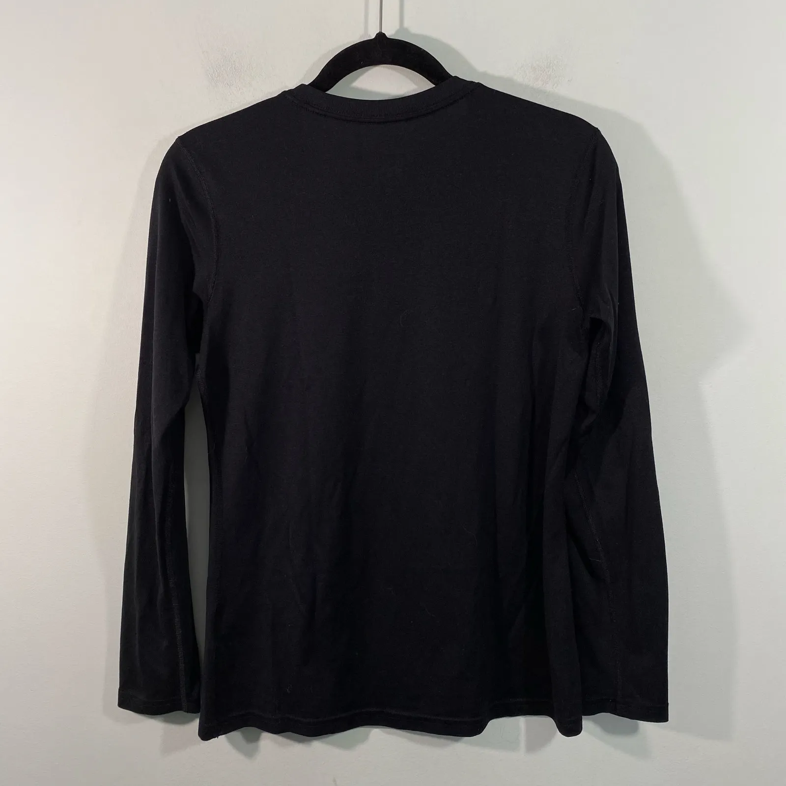 Nike Women Black "Weight Lifting" Long Sleeve Athletic Top Size S - Image 8