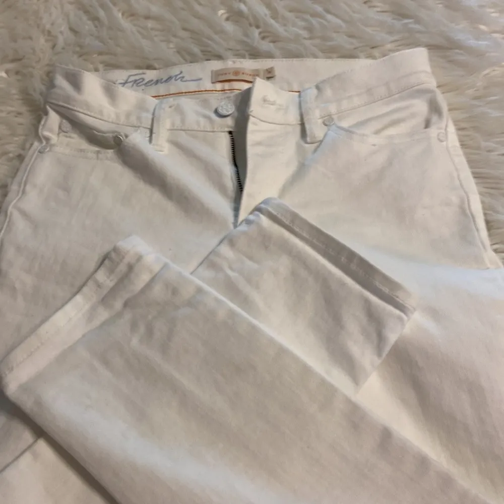 TORY BURCH White Jeans size 26 excellent condition inseam 26” waist 28” - Image 15