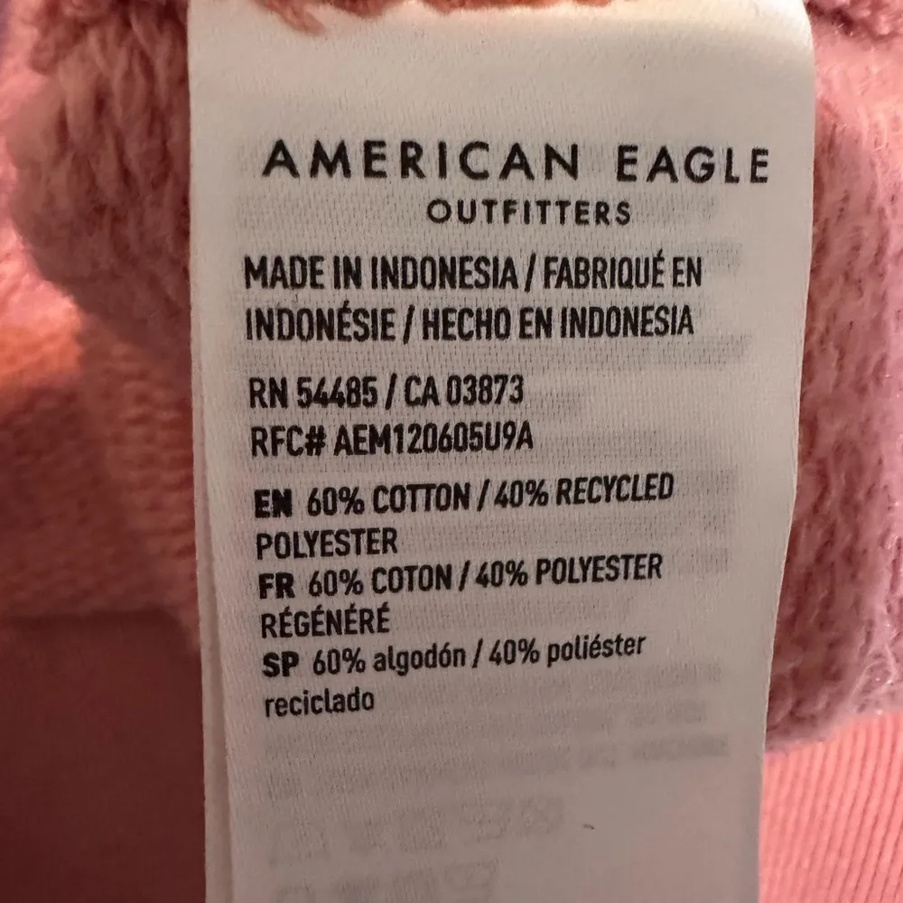 New with tags AMERICAN EAGLE CROPPED HENLEY FLEECE SWEATSHIRT - Image 11