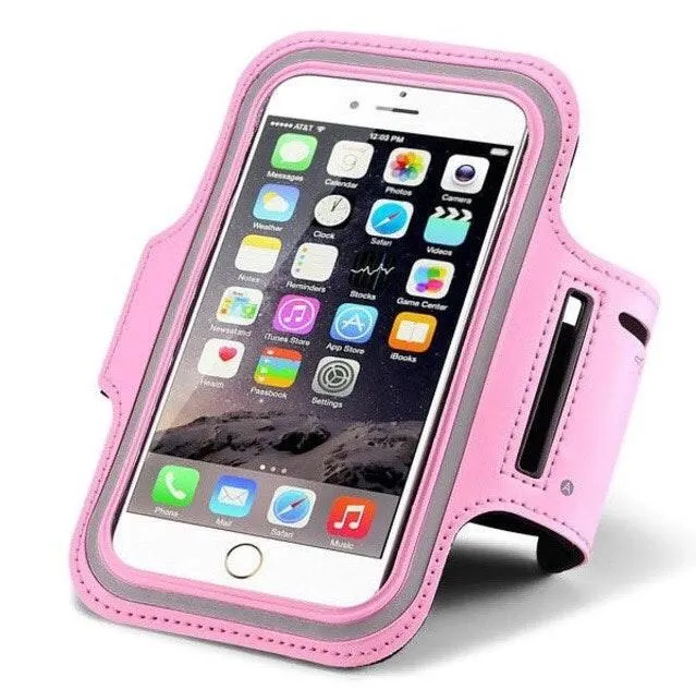 iPhone/Galaxy Sport Gym Exercise Armband Pink - Image 6