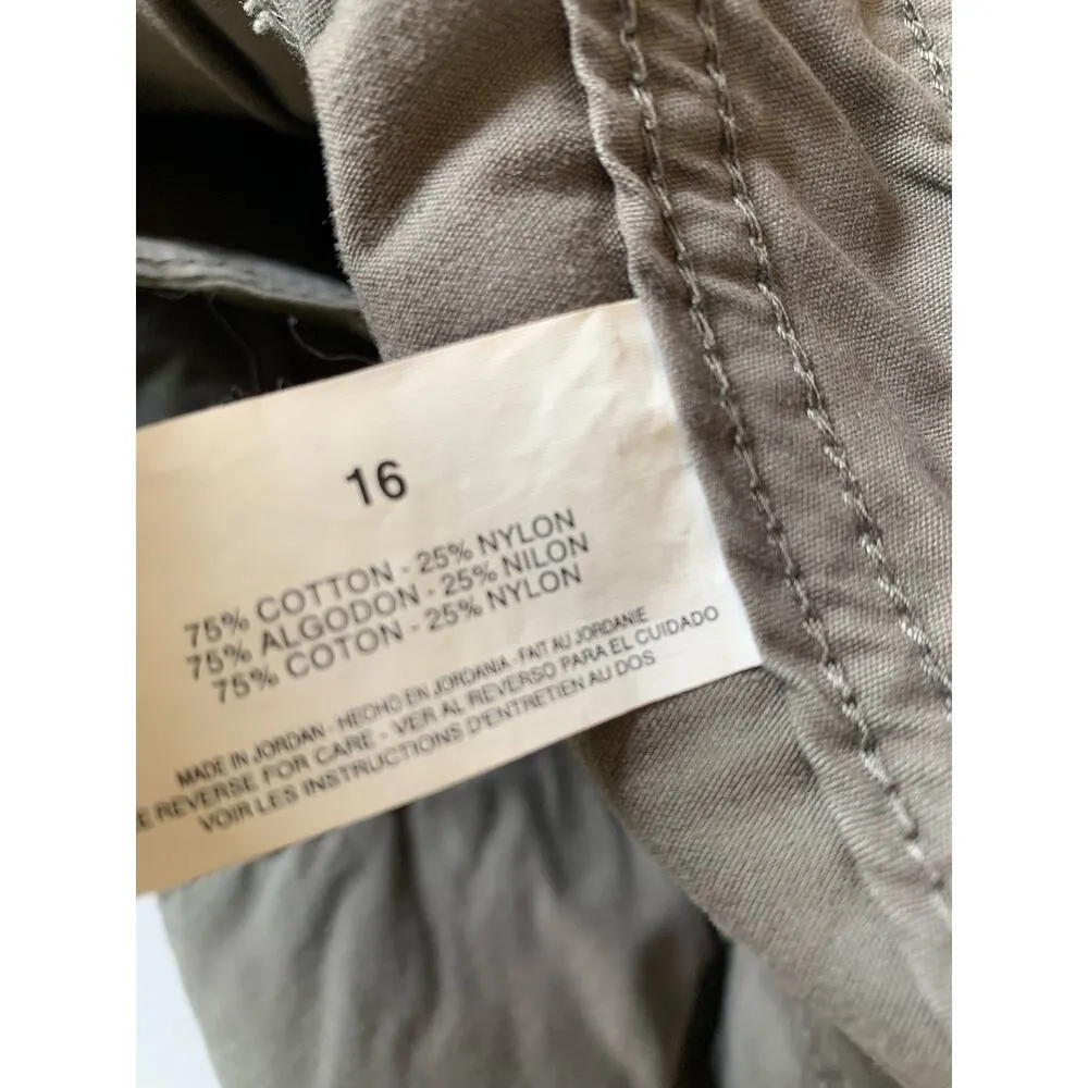 Gloria Vanderbilt skort size 16 women's green - Image 8