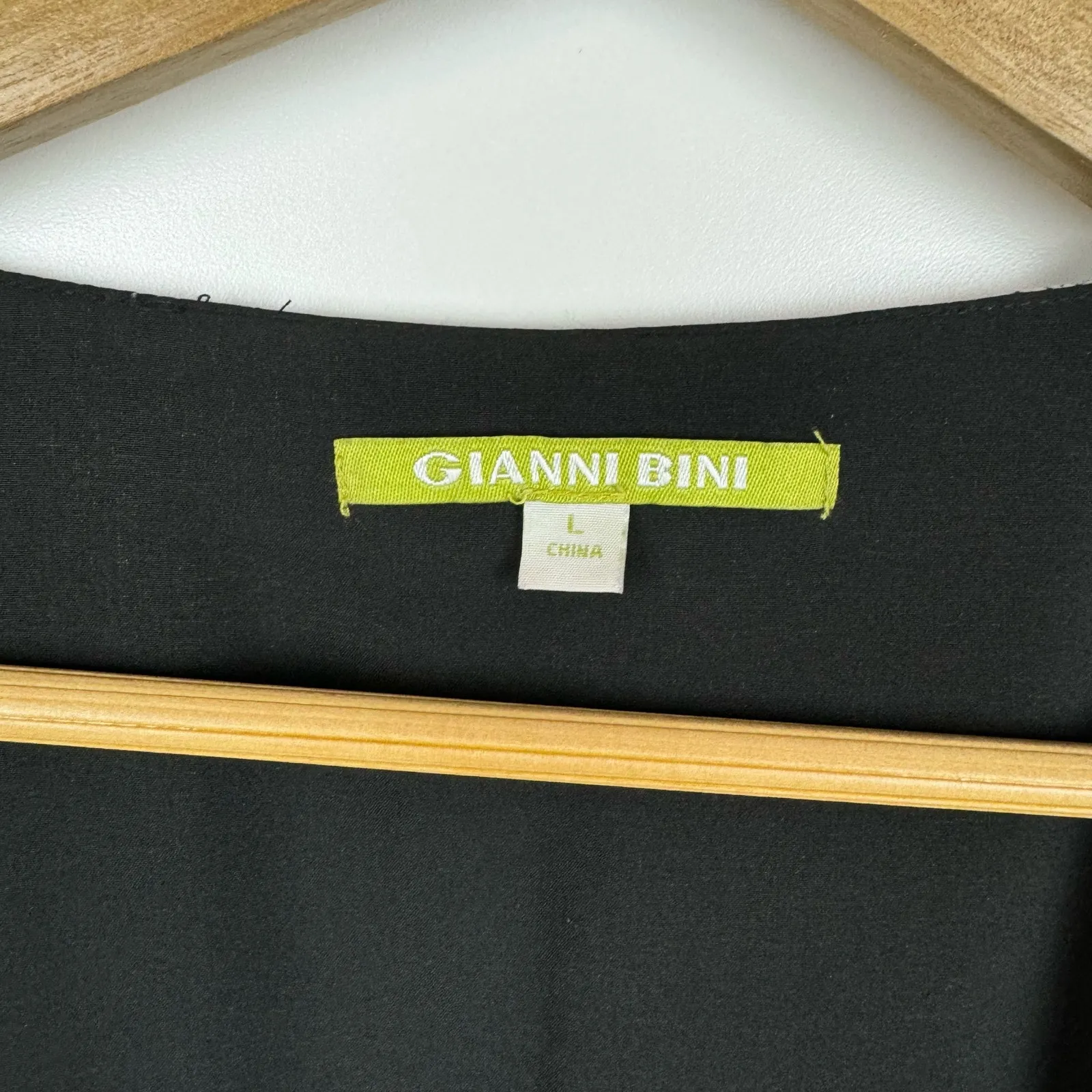 Gianni Bini Womens Snake Print Laura Wrap Dress in Grey Sz‎ L | Office Flowy - Image 10