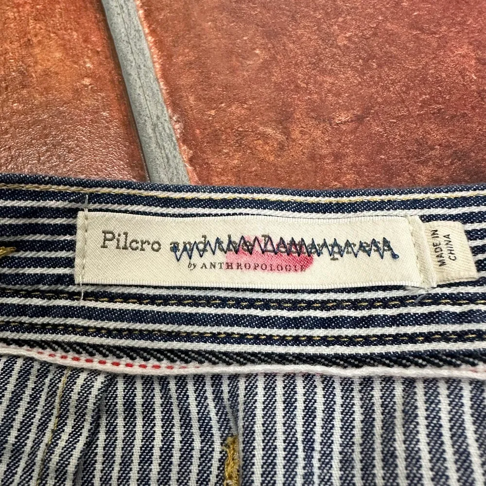 Pilcro Railroad Stripe Mini Skirt Size - Image 5