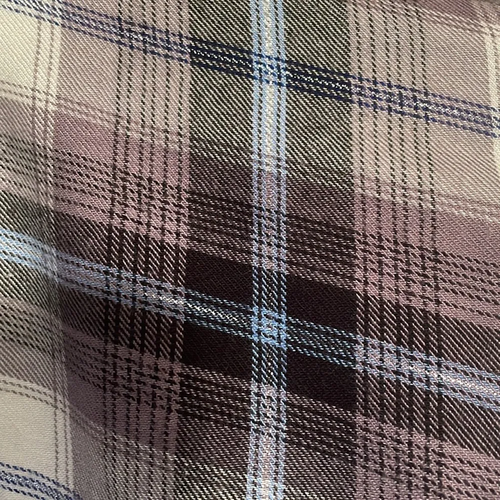 🤩🤩🤩BOGOHO 🤩🤩🤩Blue/Gray LS Plaid Button Down Shirt-XL - Image 4