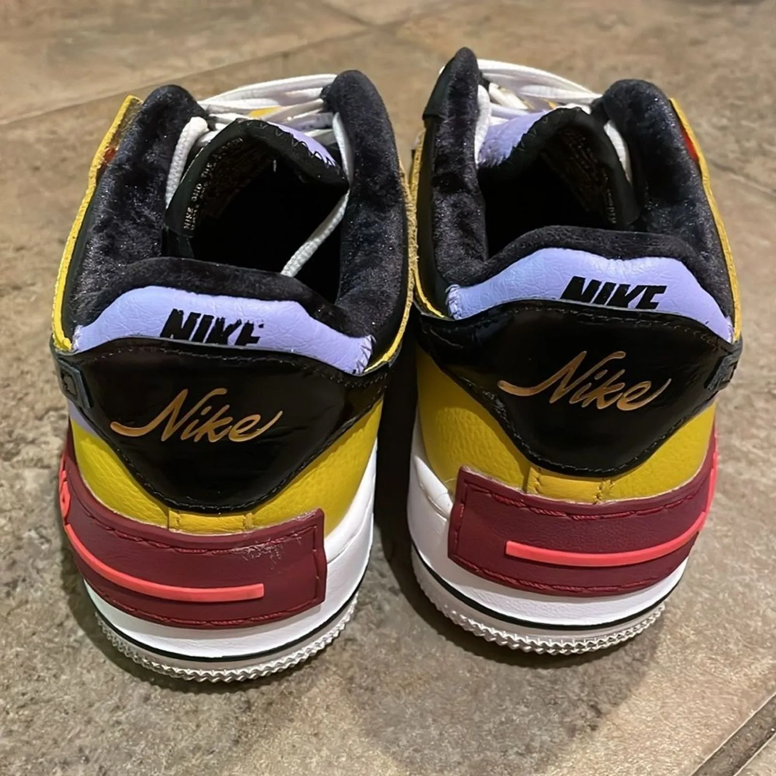 Nike Air Force 1 Shadow Sisters Dark Sulfur Sneaker Shoe Womens Sz 9 DO6114-700 - Image 7