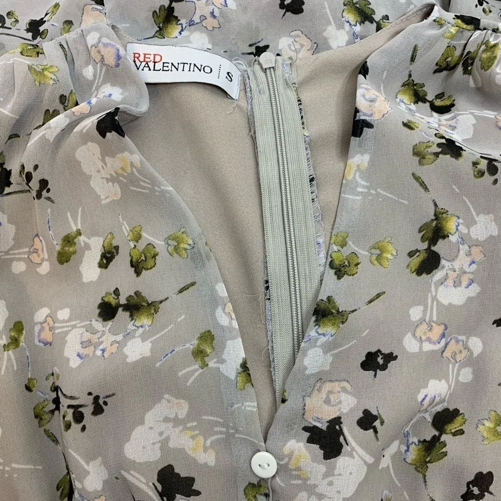 RED Valentino Cottagecore Microfloral Dress 825 - Image 10