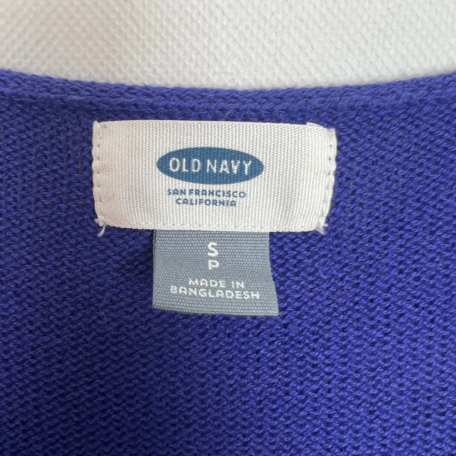 Old Navy Classic Crew Purple Essence Pullover Knit Sweater Size Small - Image 2