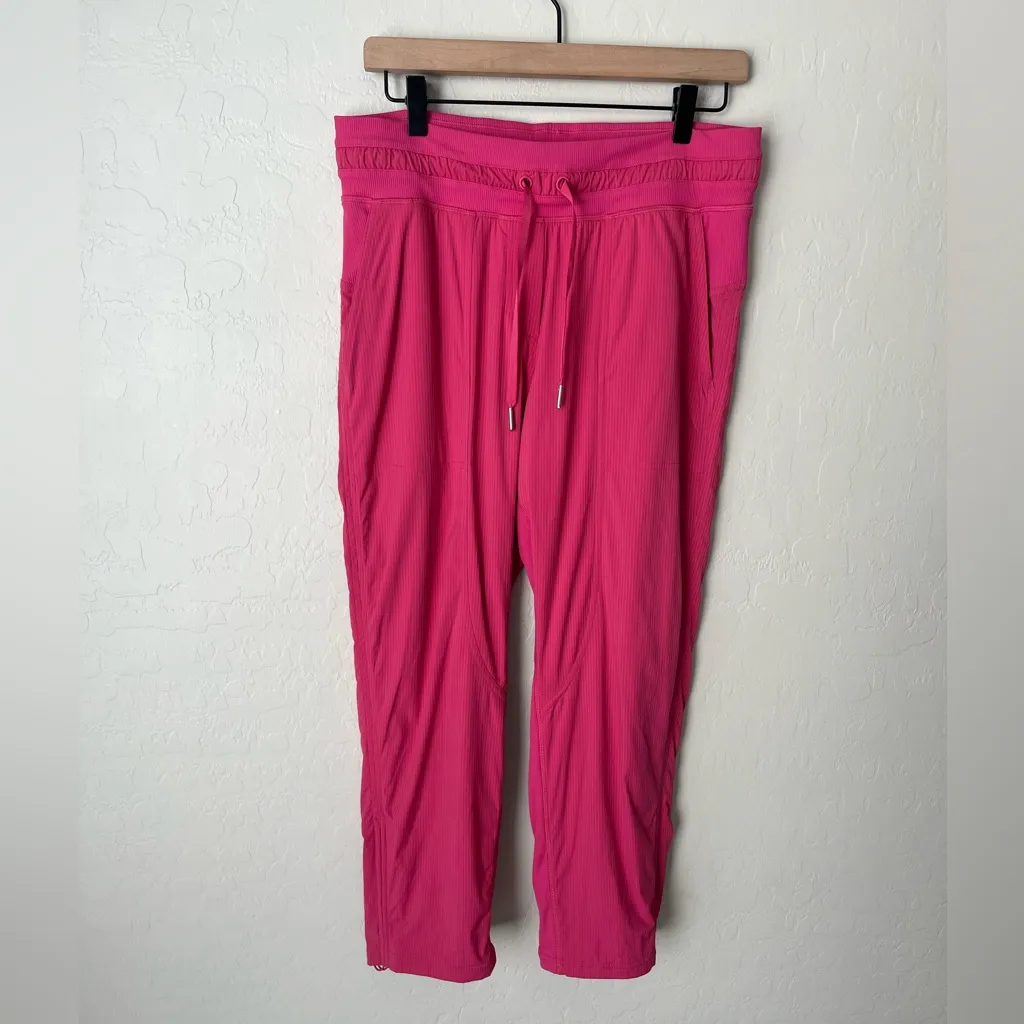 Lululemon Dance studio mid rise cropped lined jogger pants raspberry Coulis 8 - Image 7