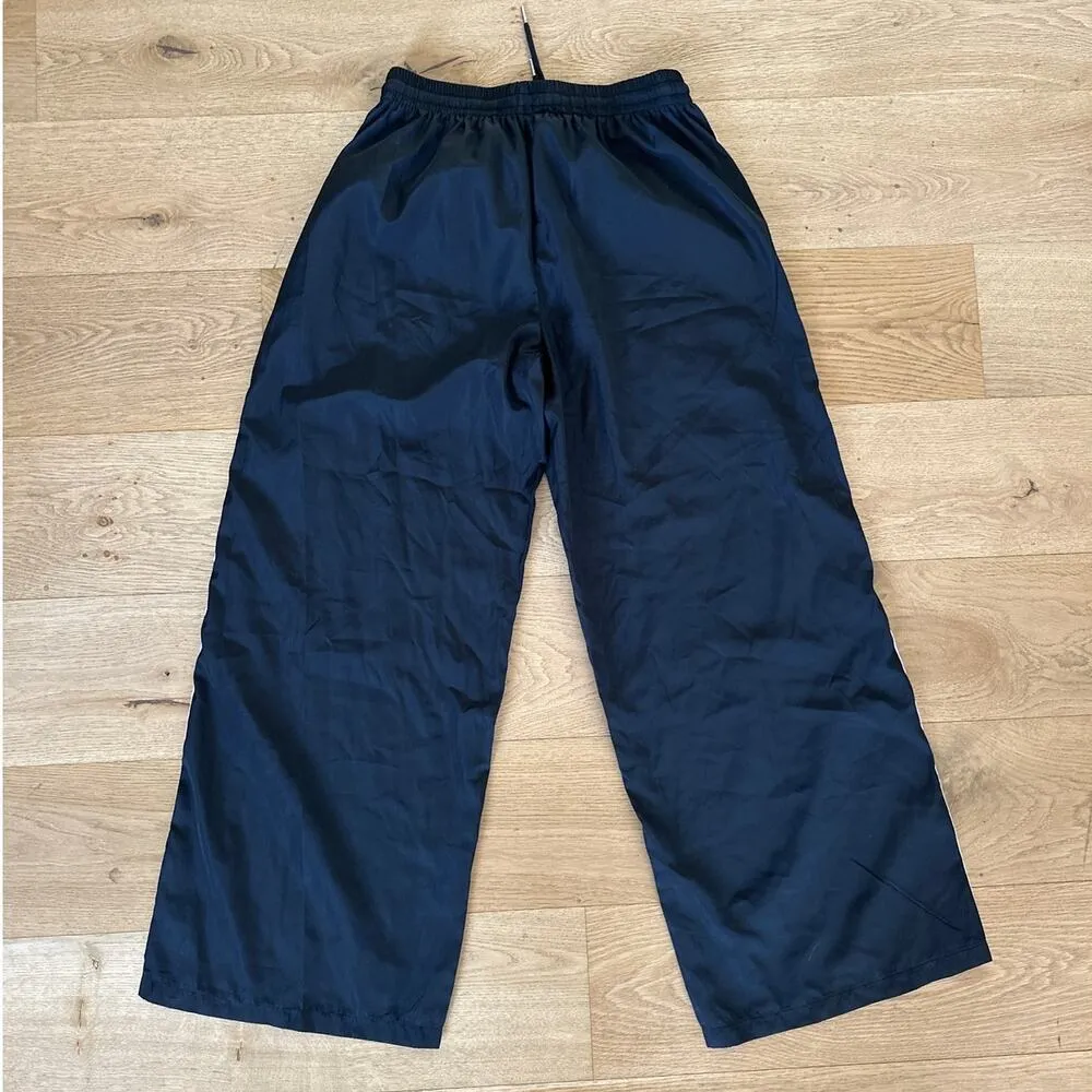 Edikted -  Side Stripe Track Pants in Black & White - Image 3