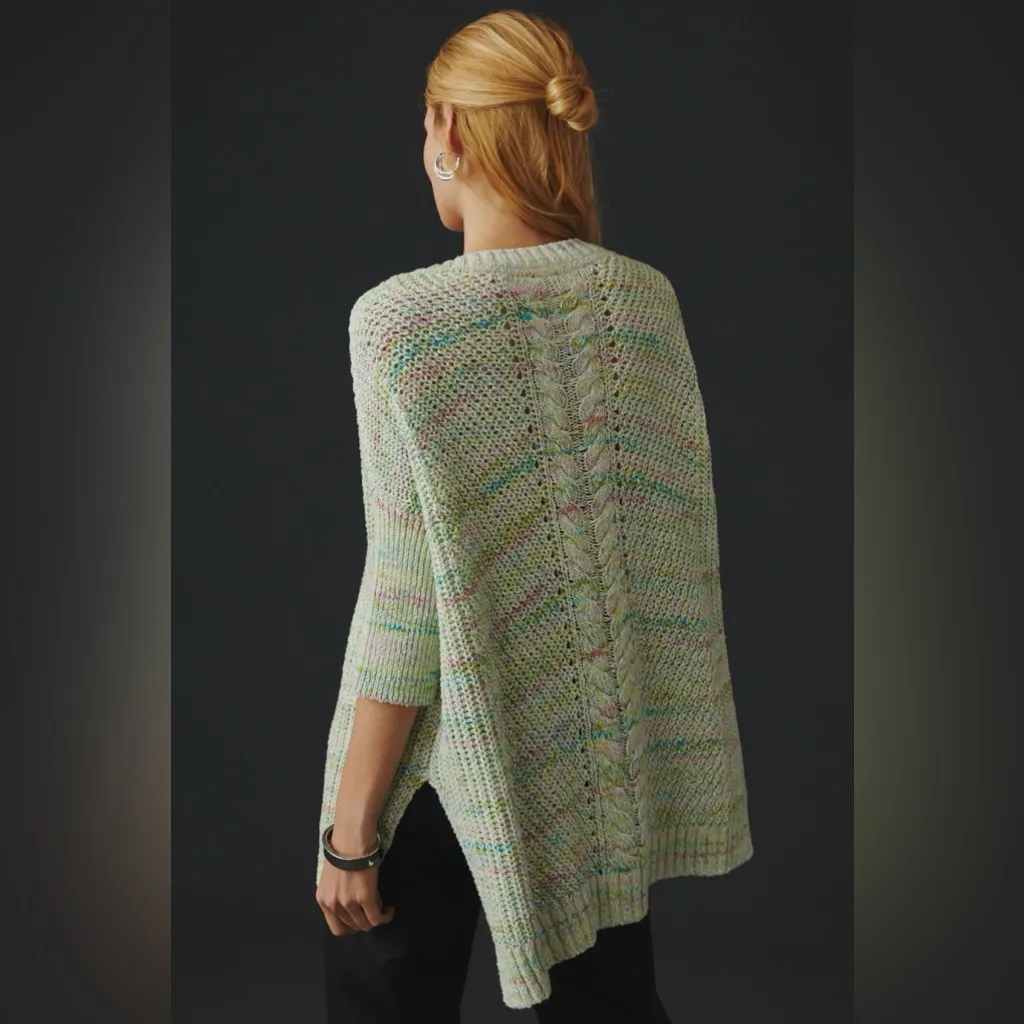 Pilcro Oversized Cable-Knit Sweater Anthropologie - Image 3